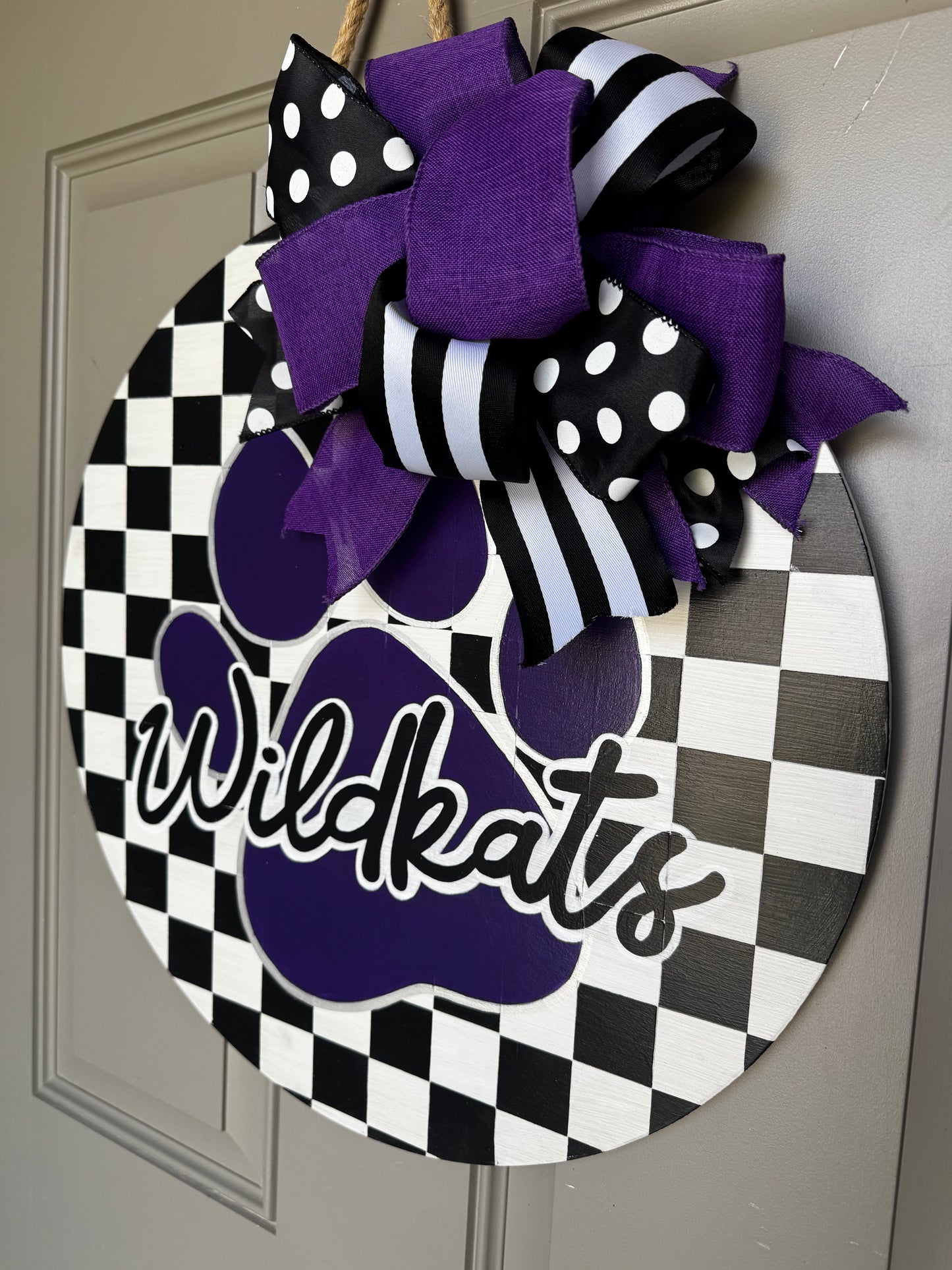 Wildcats Door Hanger