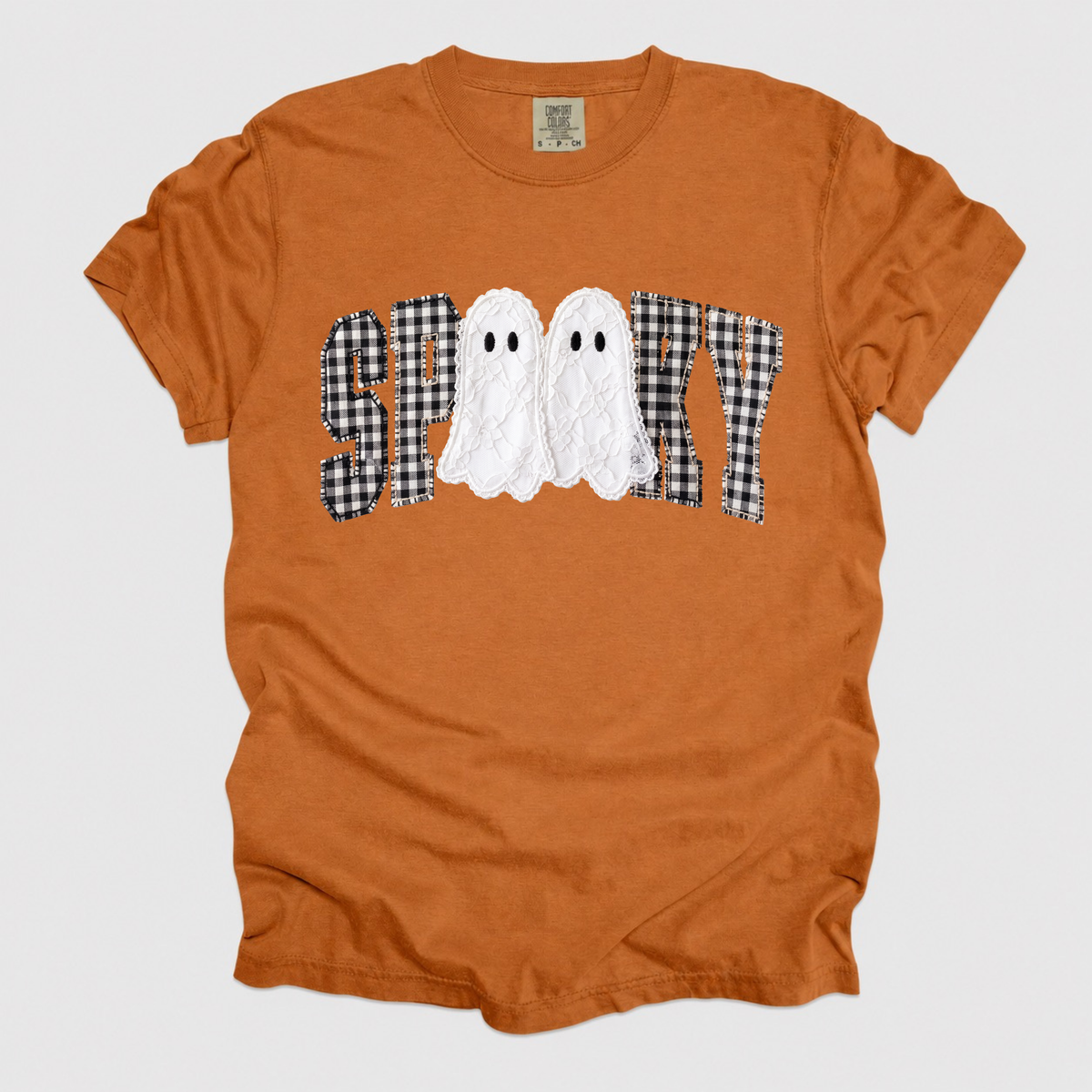 Spooky Ghosts Vintage Lace Tee