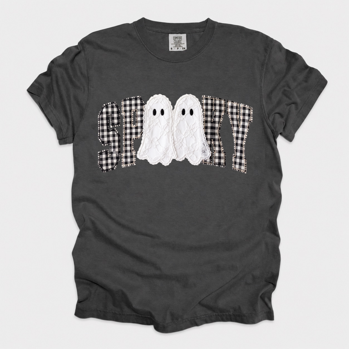 Spooky Ghosts Vintage Lace Tee