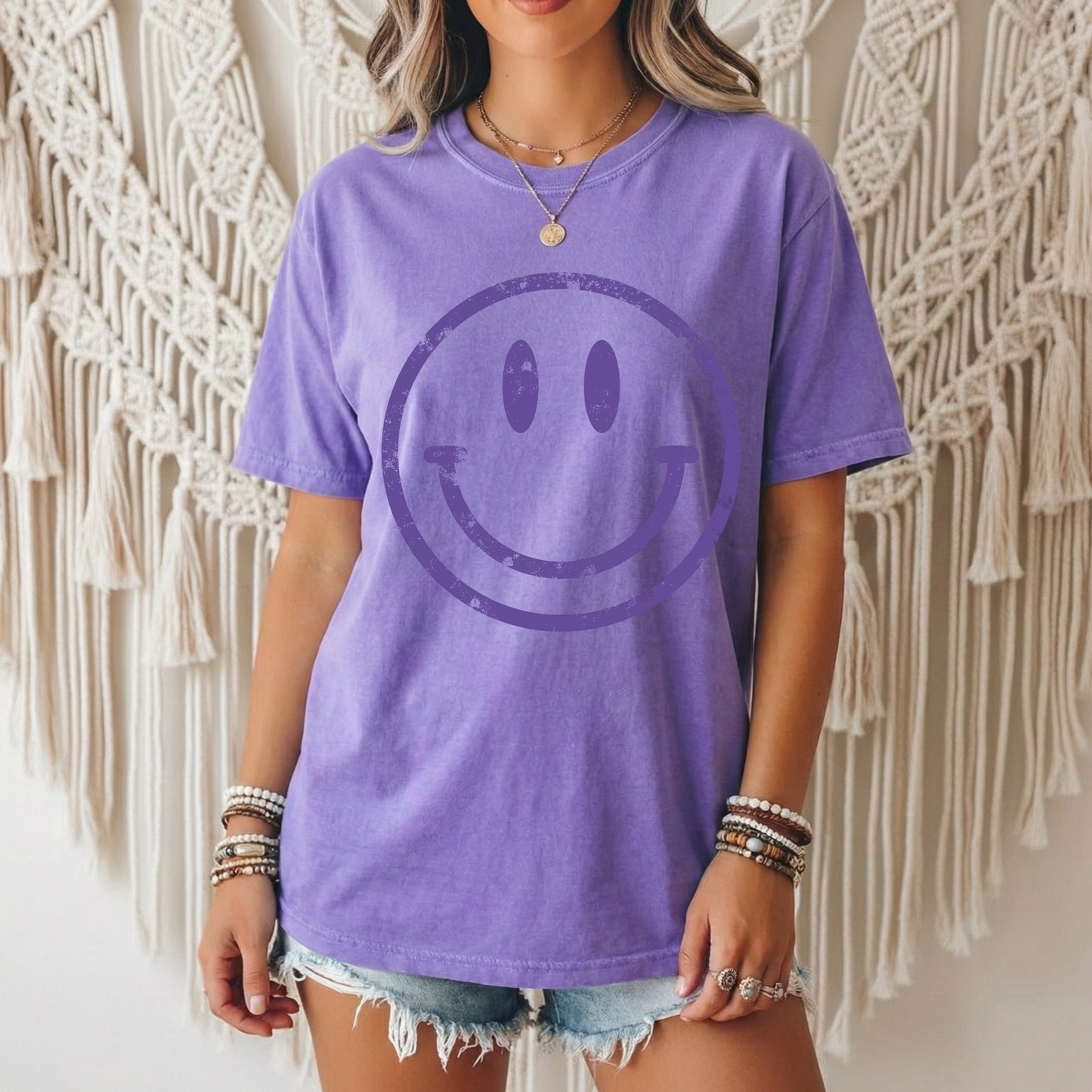 *Pre Order* Distressed Smiley Face