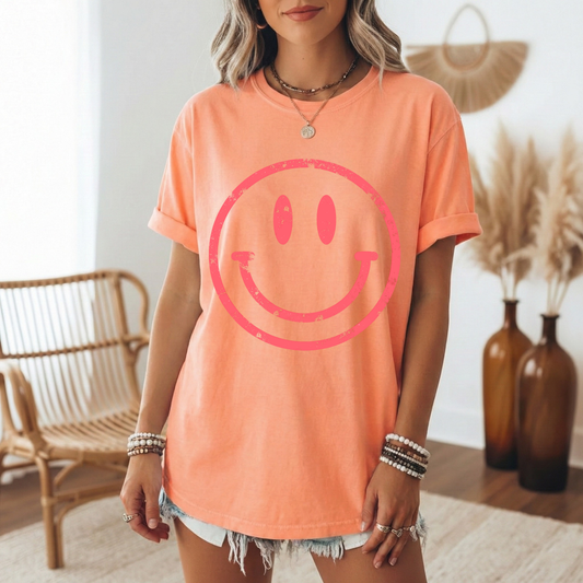 Distressed Smiley Face