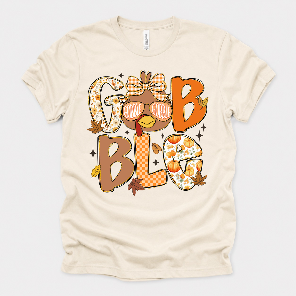 Kids Gobble Gobble Thanksgiving Shirt | Boys & Girls Turkey Tee | 2T–Youth XL