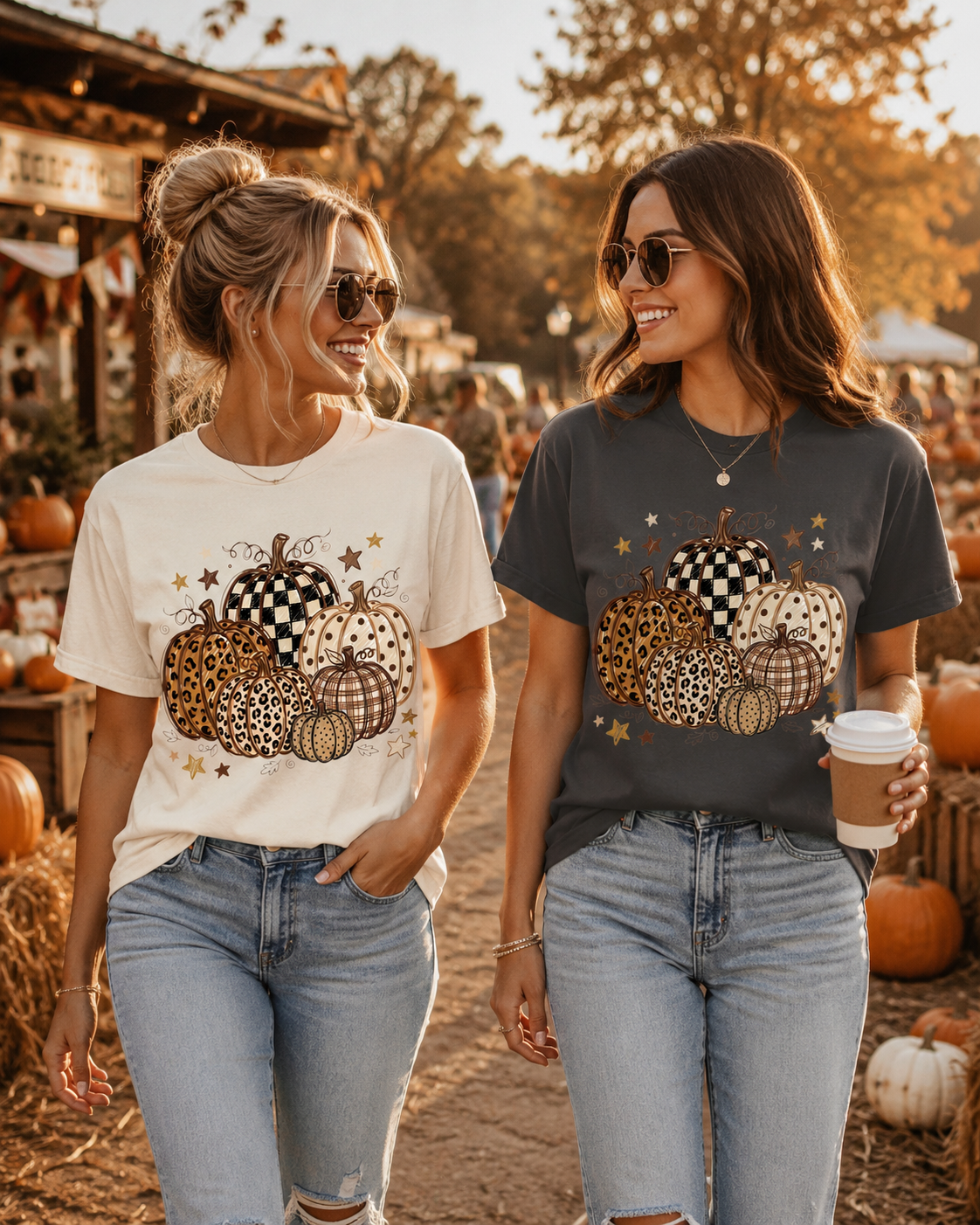 Trendy Pumpkins Tee